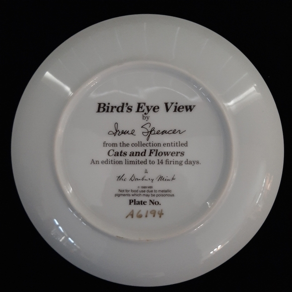 Collectable Plate "Birds Eye View" - Picture 2 of 2